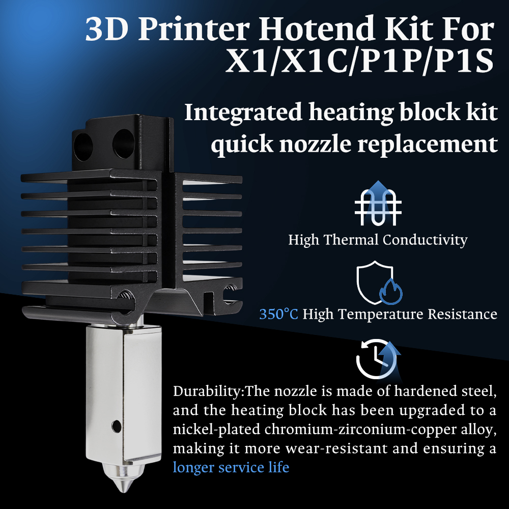 Hotend For Bambu Lab p1p X1C P – 3D Printing Bambu recenzja i cena