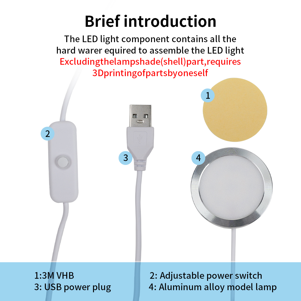 For Bambu Lab Led Lamp Kit 001 – 3D Printing Bambu recenzja i cena