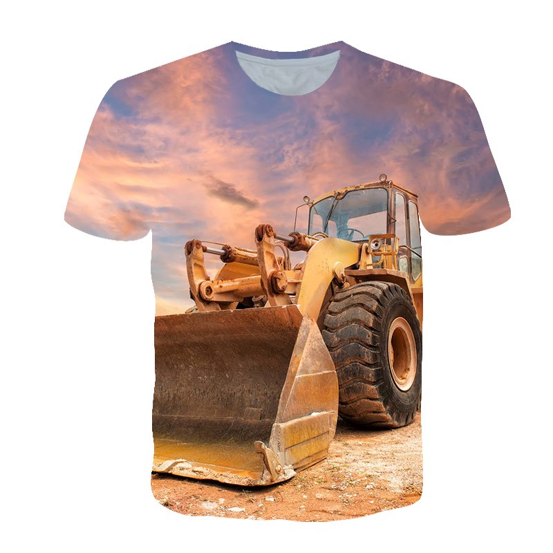 Summer Personalized T-shirt Me – 3D Printing Excavator recenzja i cena
