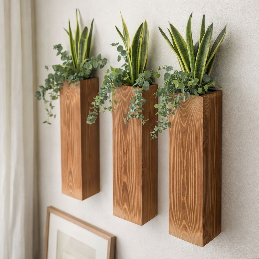 Vintage Wood Wall Planter Hand – 3D Printing Vase recenzja i cena