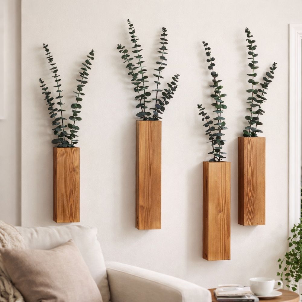 Vintage Wood Wall Planter Hand – 3D Printing Vase recenzja i cena