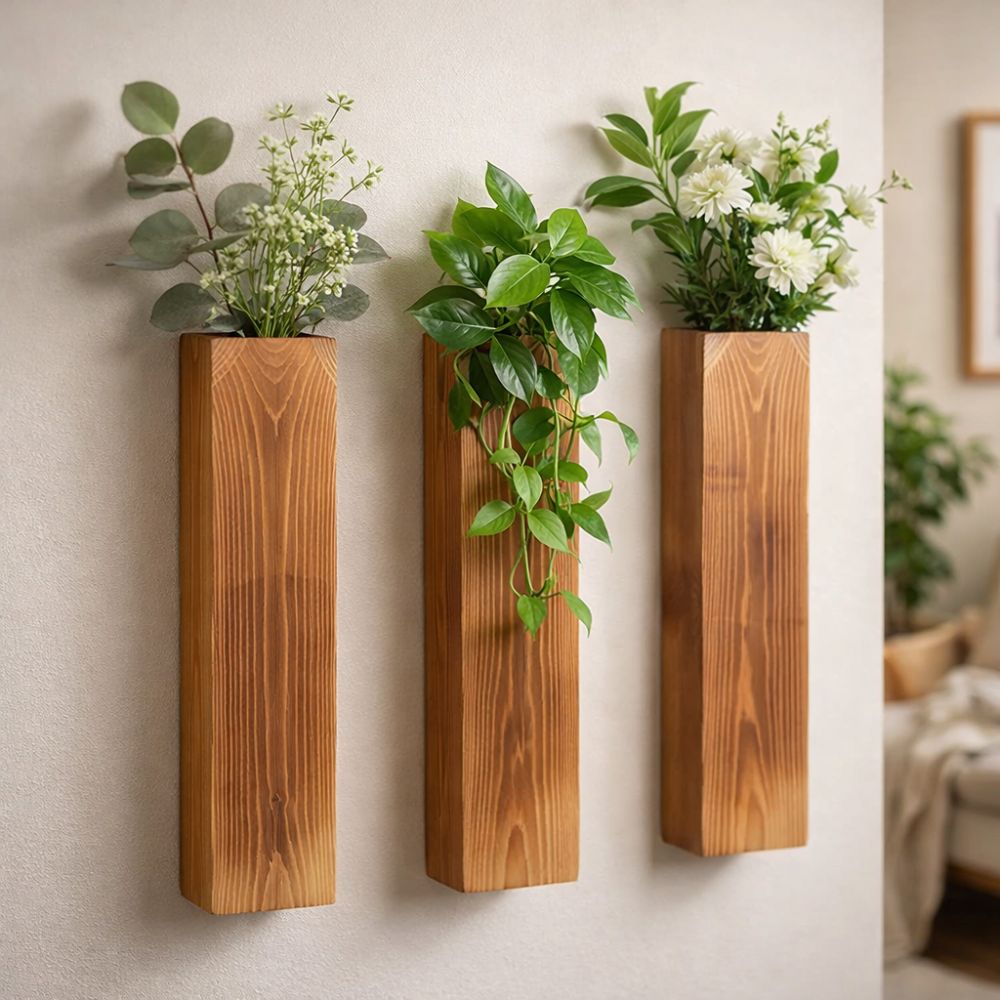 Vintage Wood Wall Planter Hand – 3D Printing Vase recenzja i cena