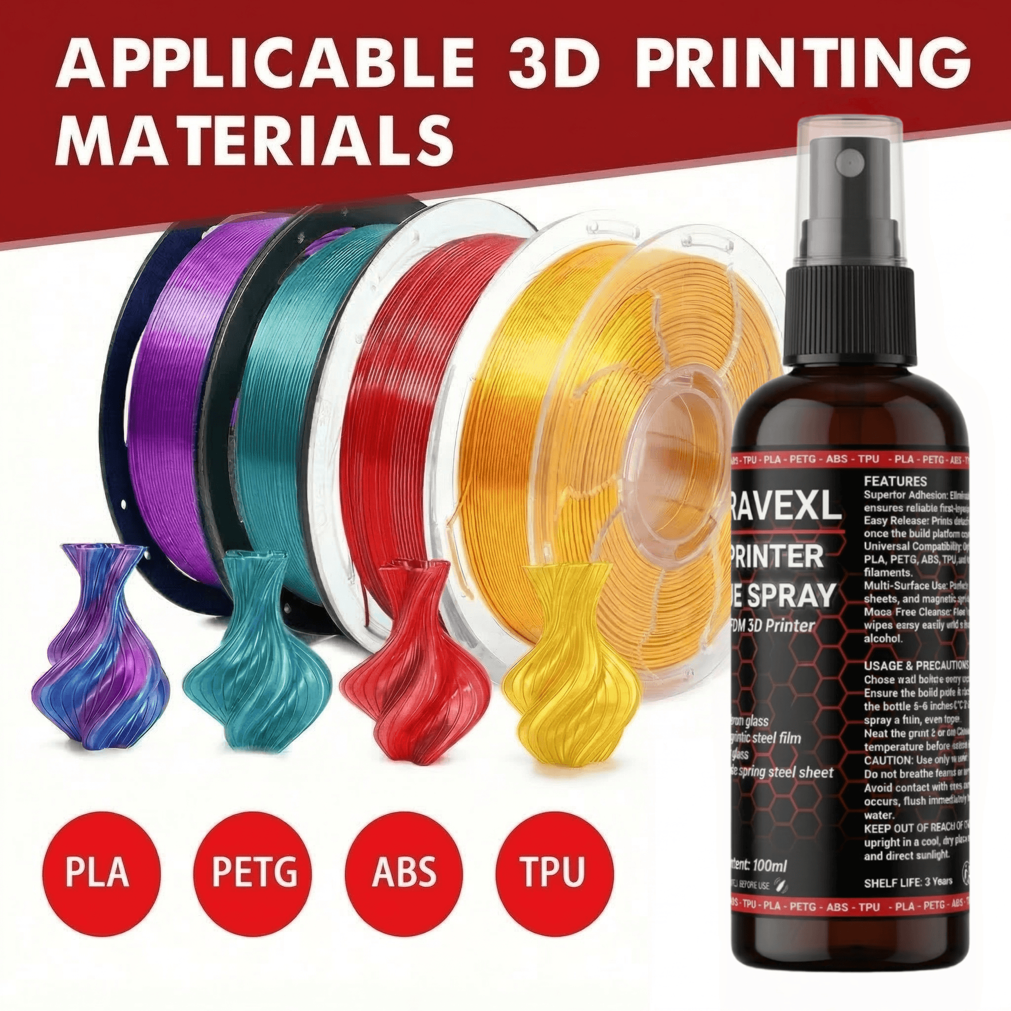 3D Printer Bed Adhesive Spray  – 3D Printing Glue Stick recenzja i cena