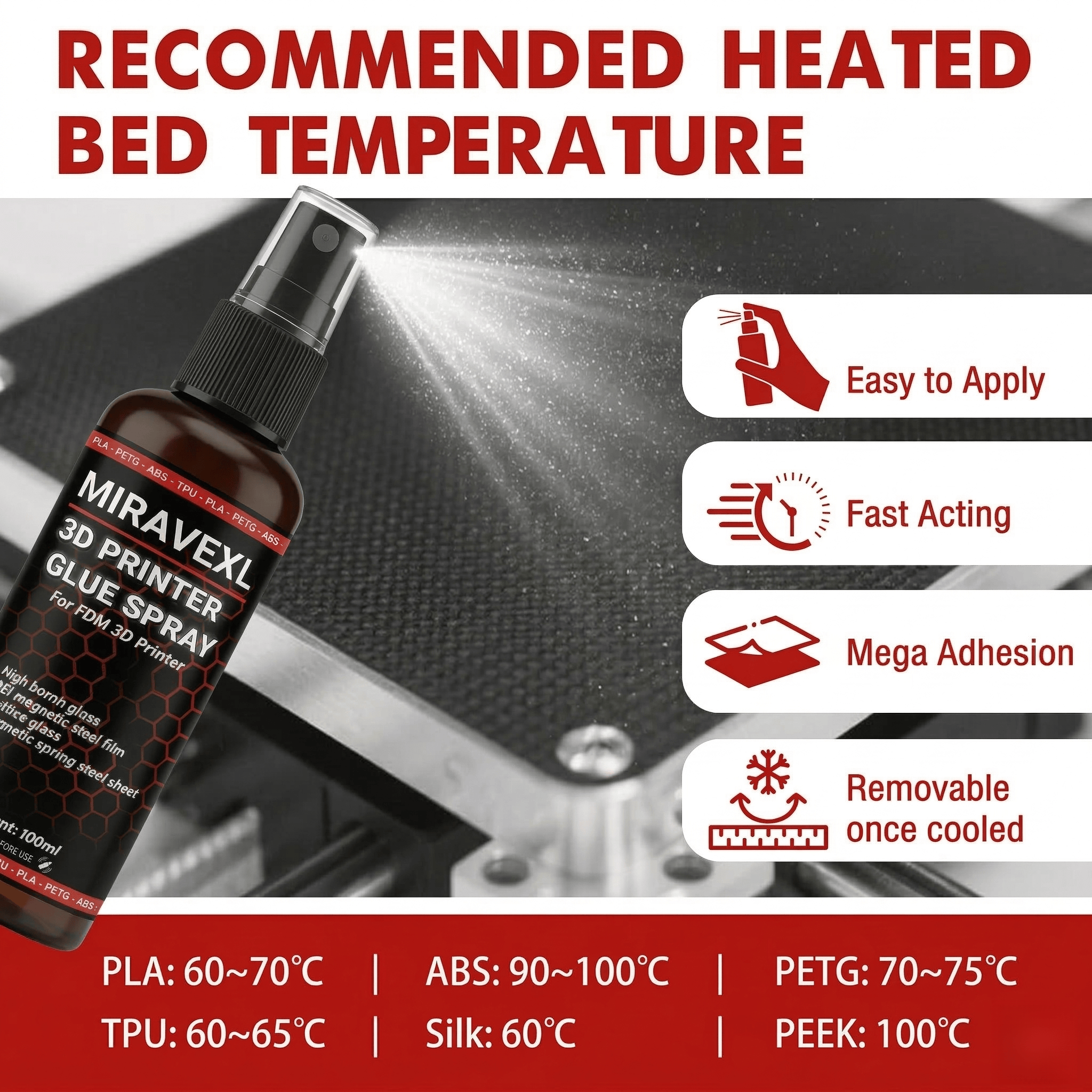 3D Printer Bed Adhesive Spray  – 3D Printing Glue Stick recenzja i cena