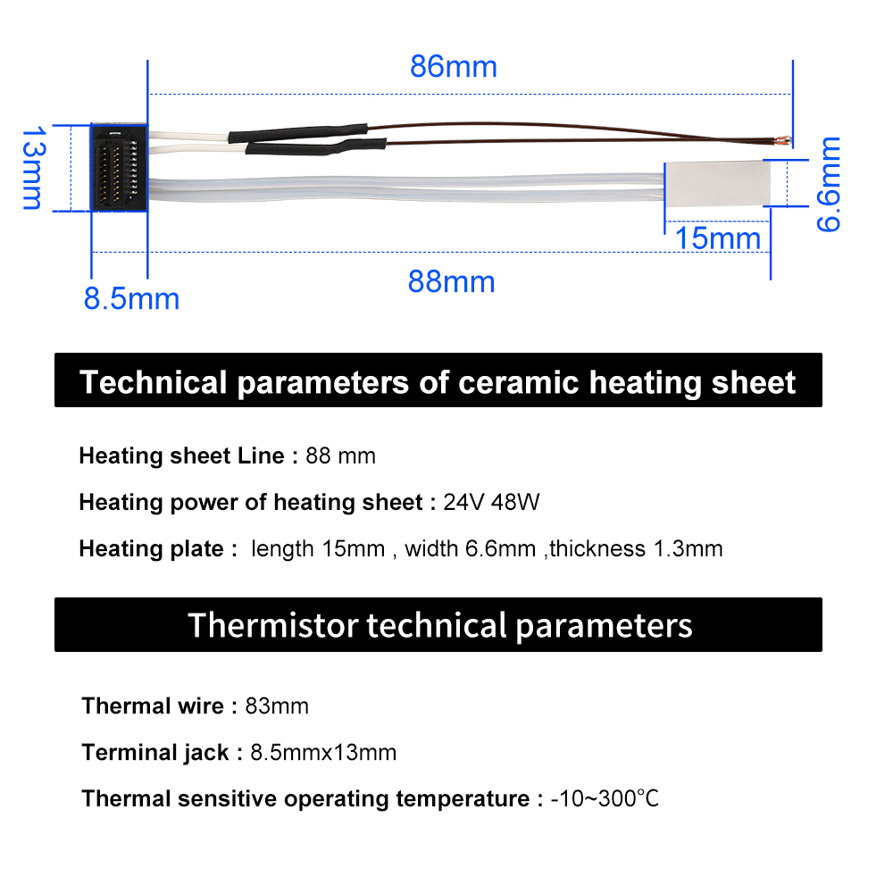 For Bambu Lab P1S P1P Thermist – 3D Printing Bambu recenzja i cena