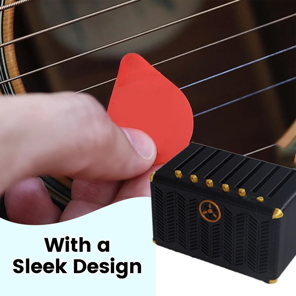 Guitar Pick Holder, 3D Printed – Enclosure 3D Printing recenzja i cena