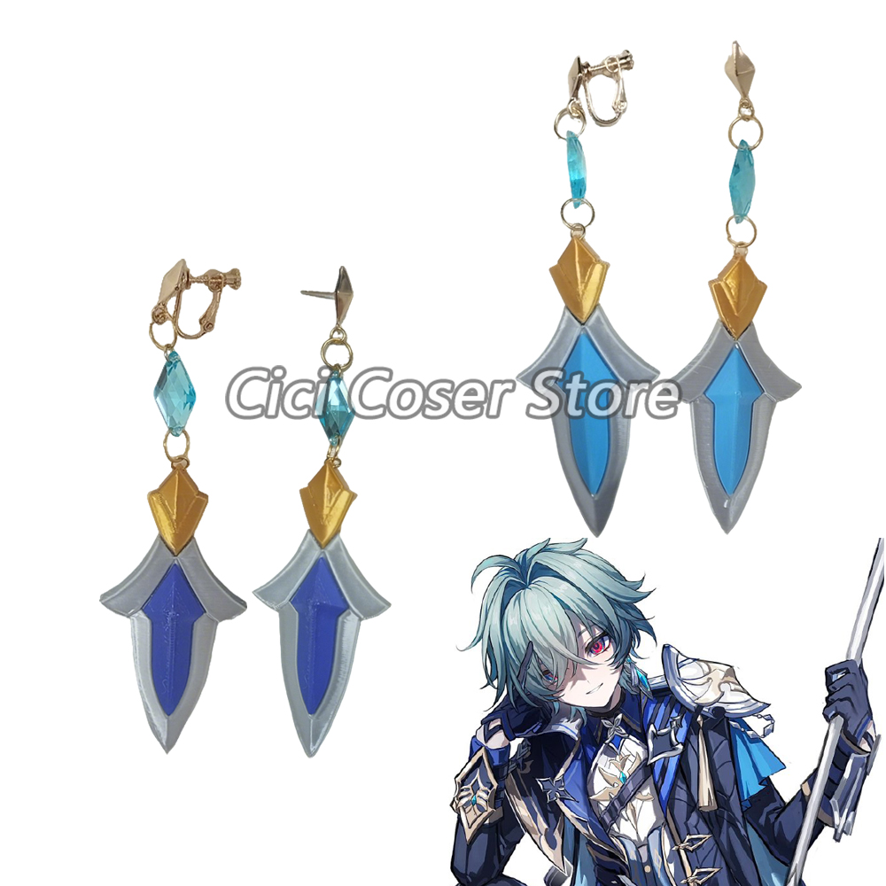 NEW Genshin Impact Lohen Cospl – 3D Printing Earrings recenzja i cena