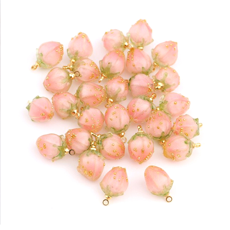 3D Strawberry Fruit Resin Char – 3D Printing Earrings recenzja i cena