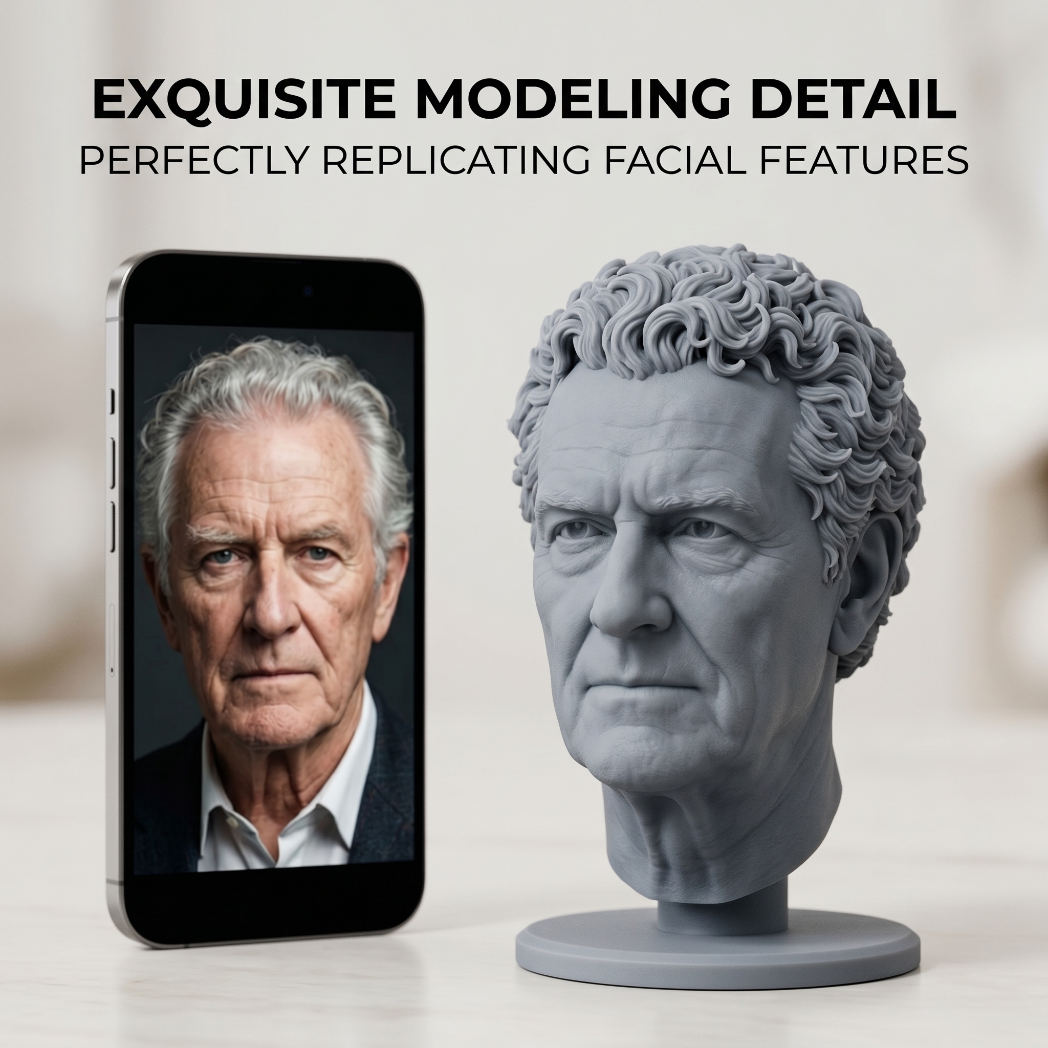Custom 3D Bust Figurine, Perso – 3D Printing And Additive Manufacturing recenzja i cena
