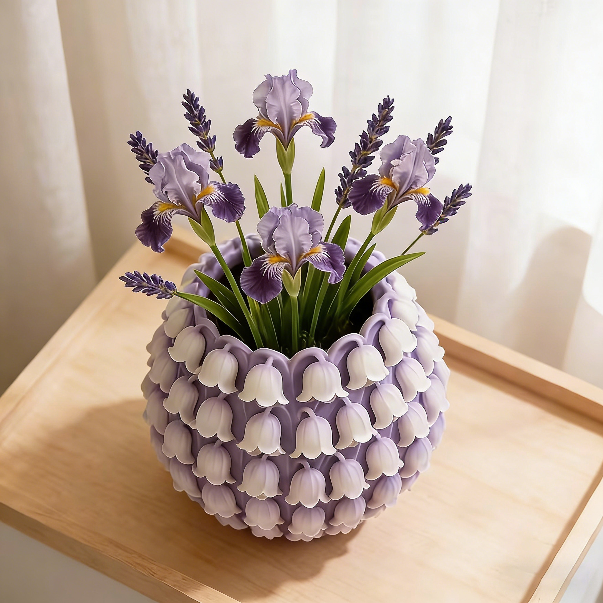 3D Textured Flower Pot Silicon – 3D Printing Vase recenzja i cena