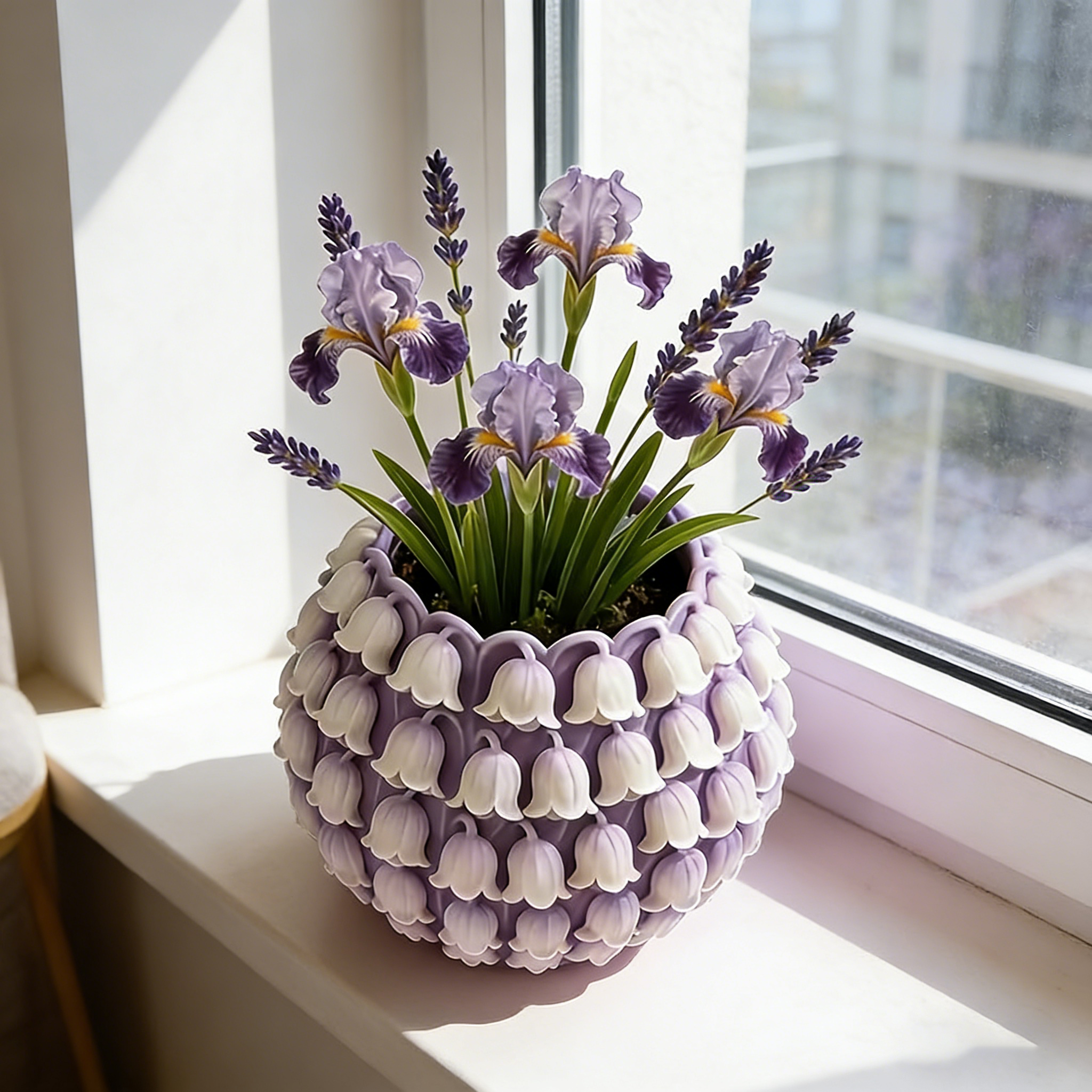 3D Textured Flower Pot Silicon – 3D Printing Vase recenzja i cena