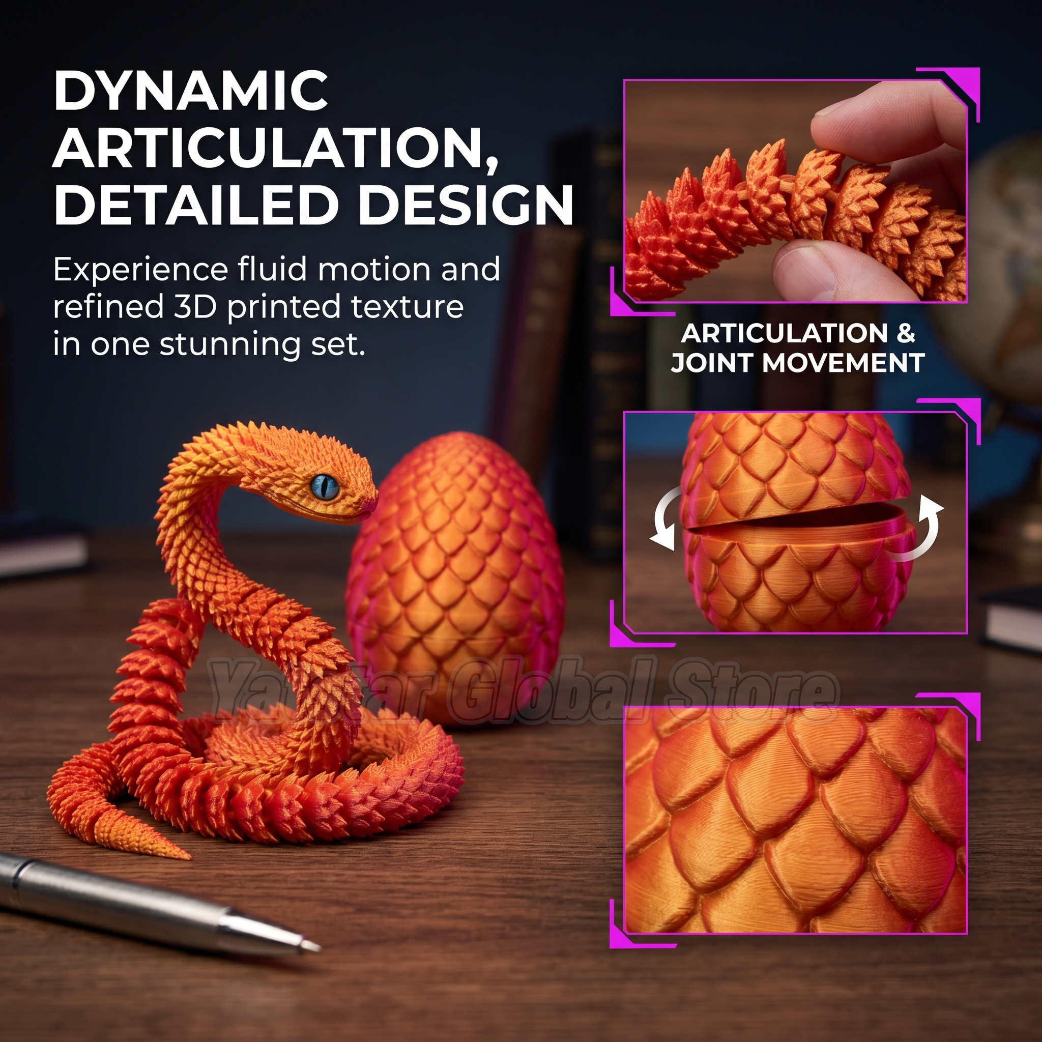 3D Printed Snake Egg Toy Creat – 3D Printing Yourself recenzja i cena