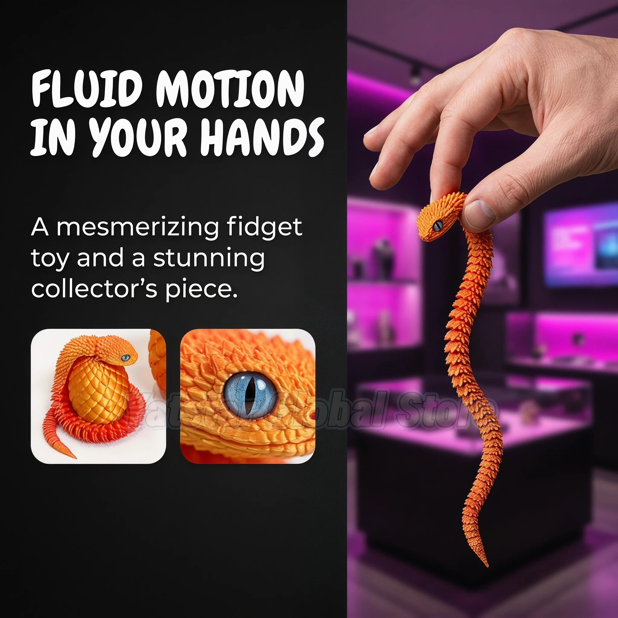 3D Printed Snake Egg Toy Creat – 3D Printing Yourself recenzja i cena