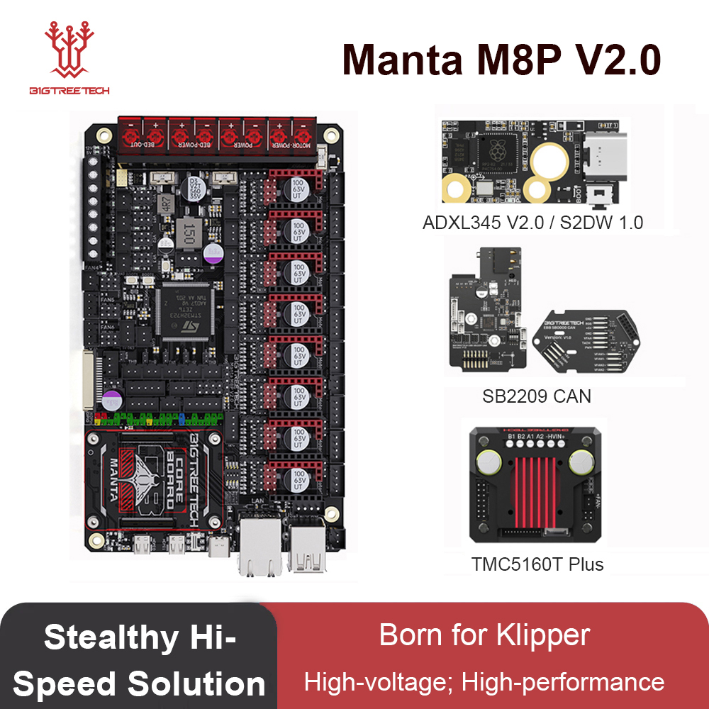 BTT SB2209 Manta M8P V2.0 Cont – 3D Printing Klipper recenzja i cena